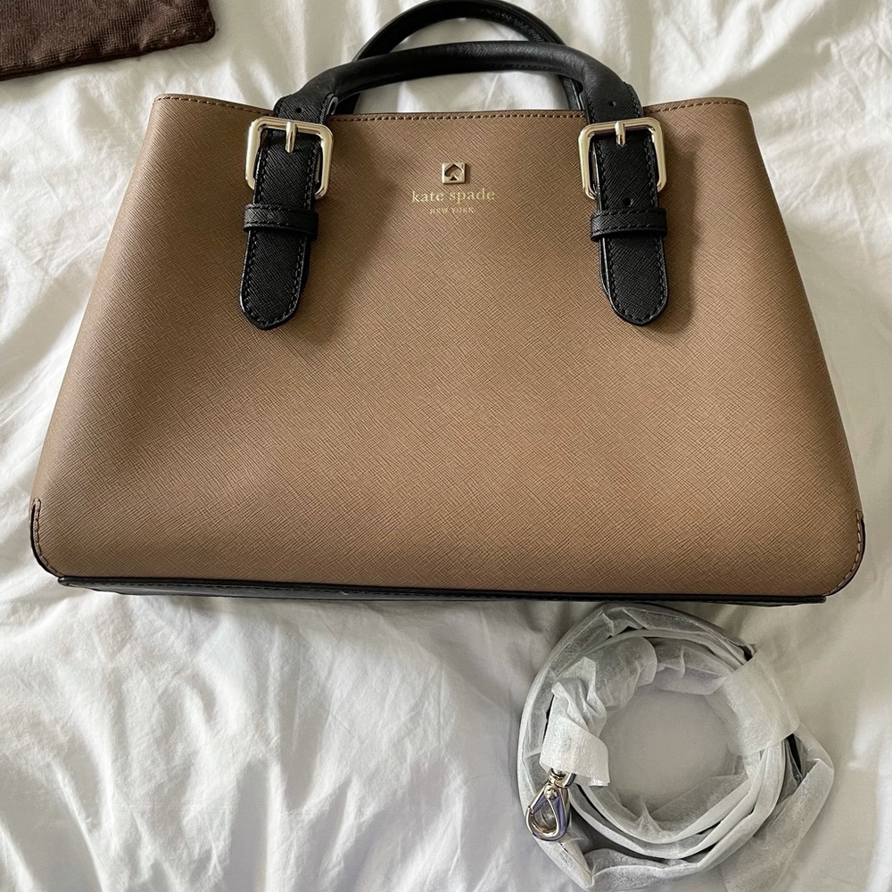 Kate Spade Black and Tan purse